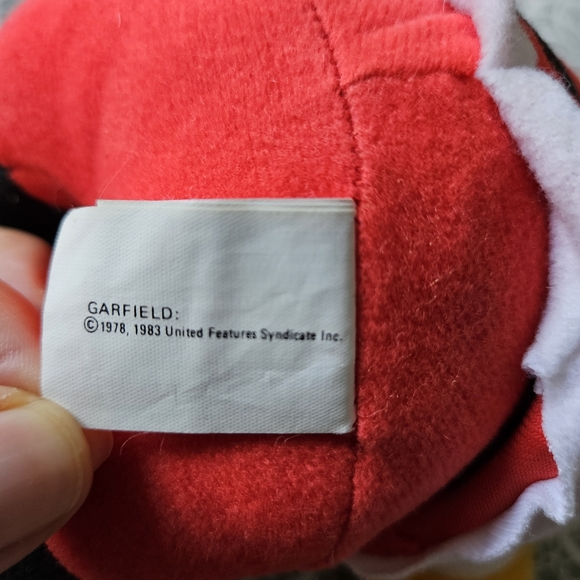 Vintage Garfield Santa - GARFIELD The Cat 8" Plush Stuffed Animal - Picture 6 of 7